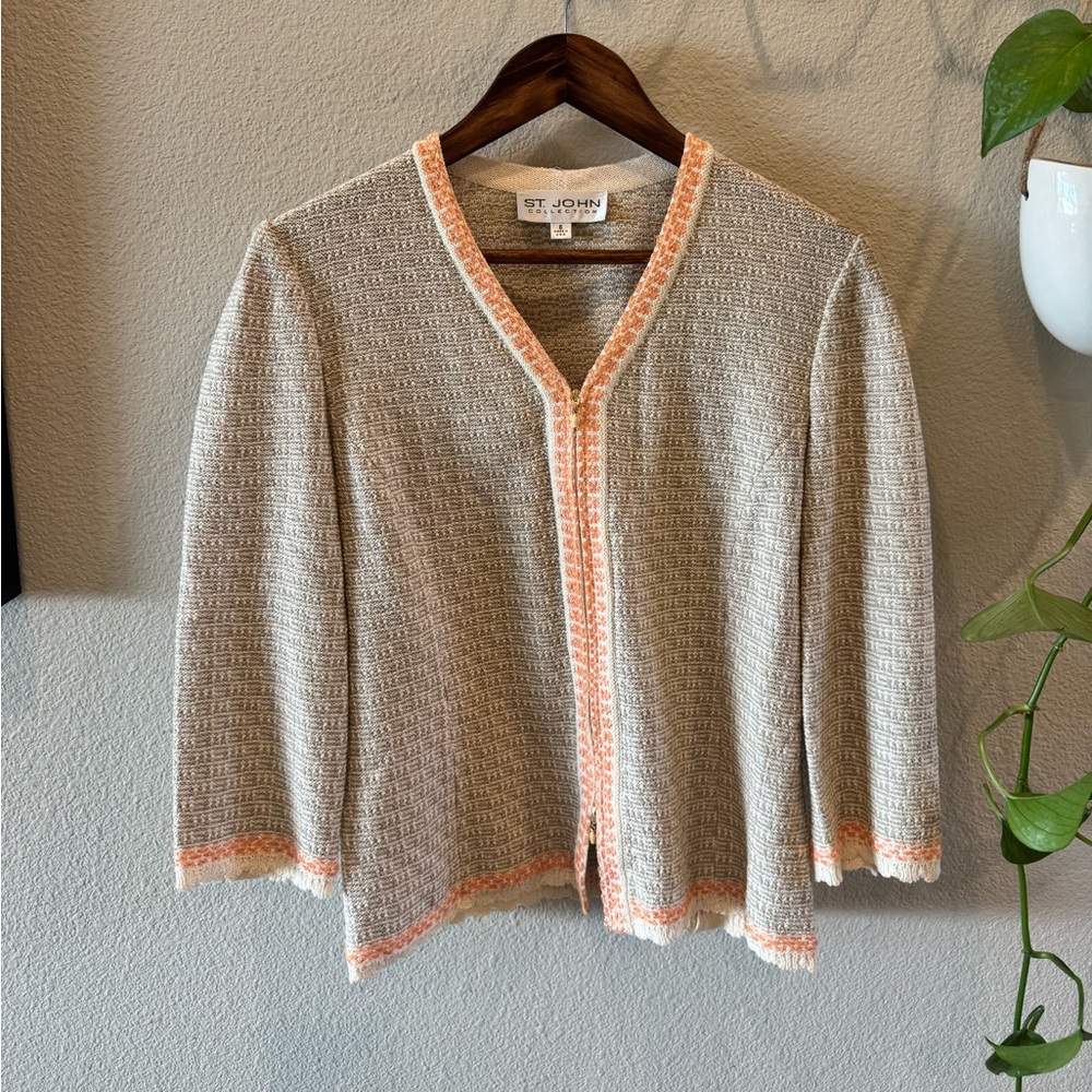St John Vintage Santana Knit Cardigan